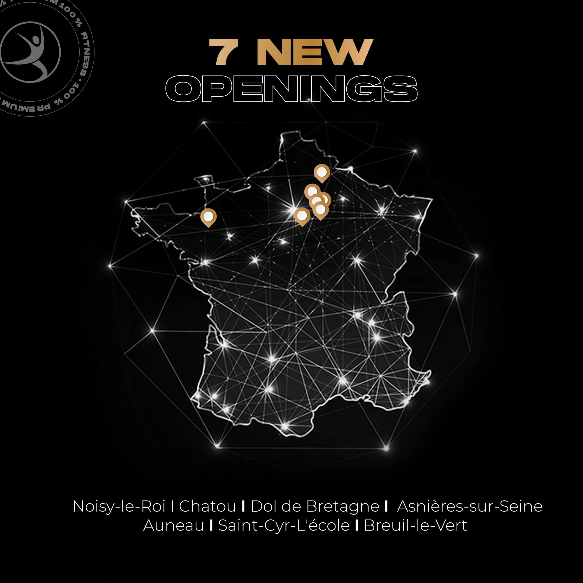 GIGAFIT continues to expand its network in France with the opening of 7 new clubs in Q4 2023! And over 40 clubs are in development.