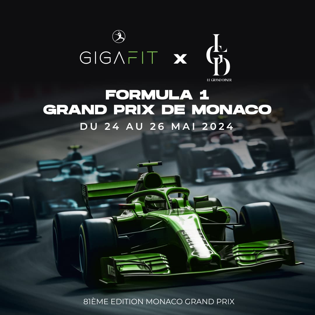 Retrouvez la Team Gigafit au GP Monaco du 24 au 26 Mai.