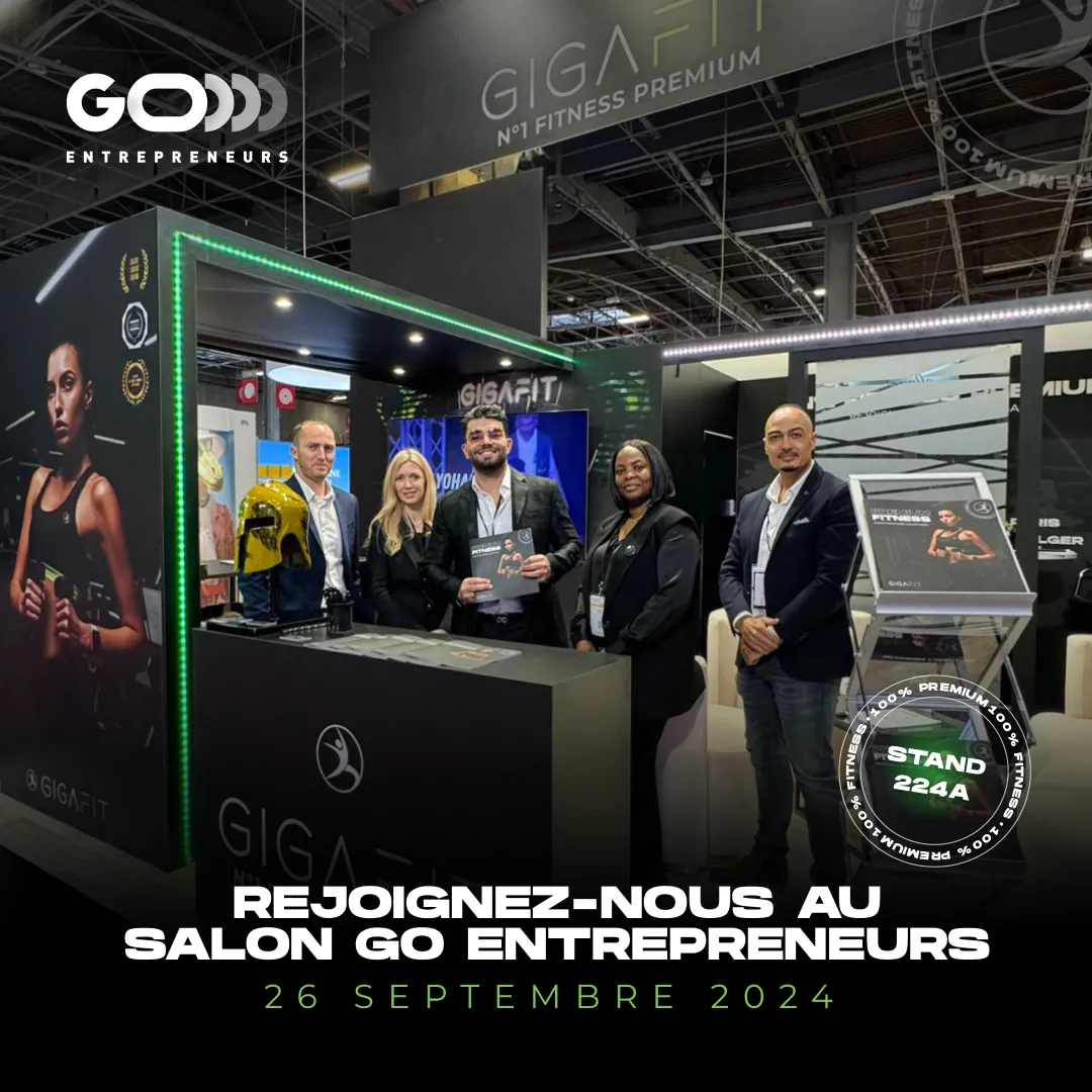 Rencontrez Gigafit au salon Go Entrepreneurs Lyon 2024