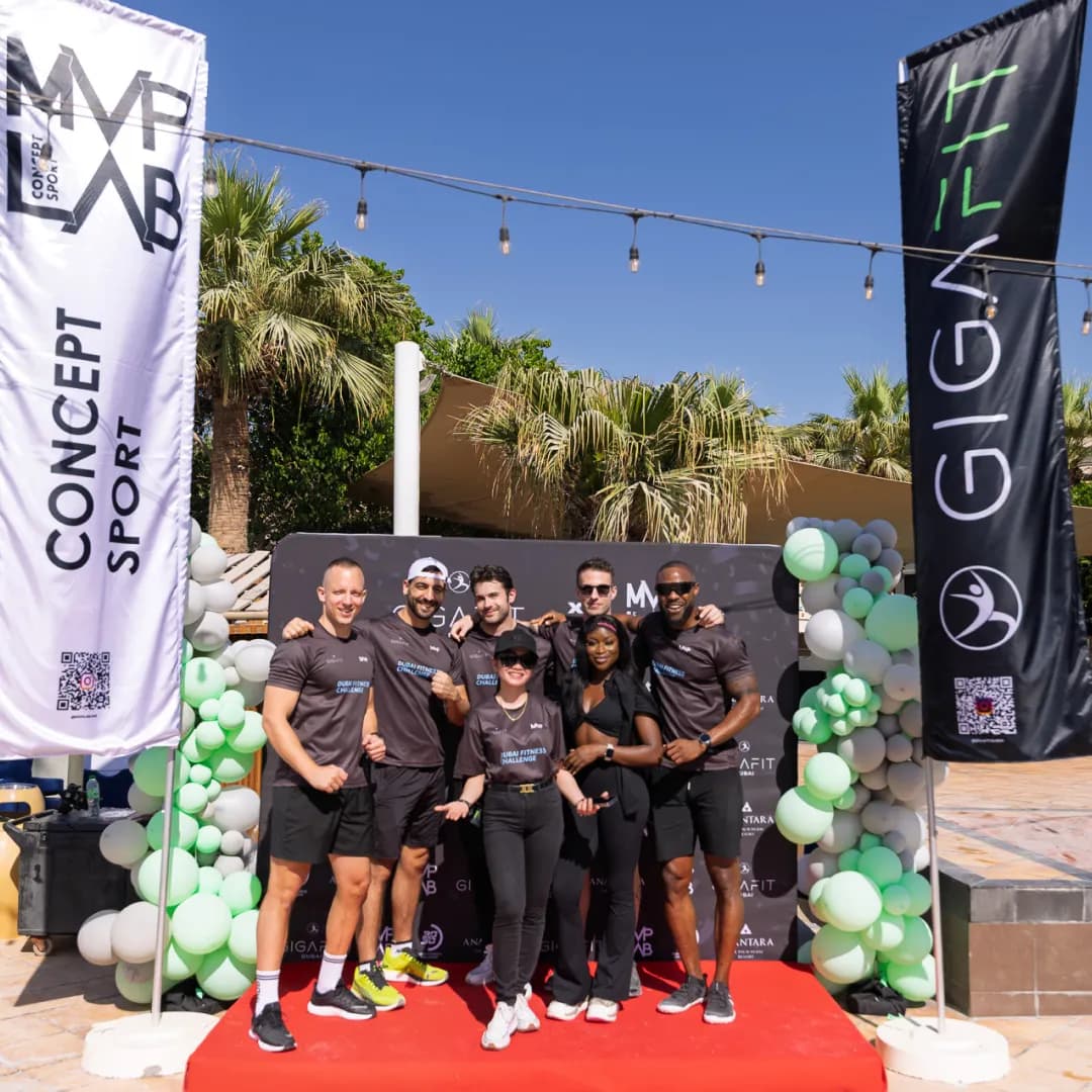 GIGAFIT Dubai en action au Dubai Fitness Challenge
